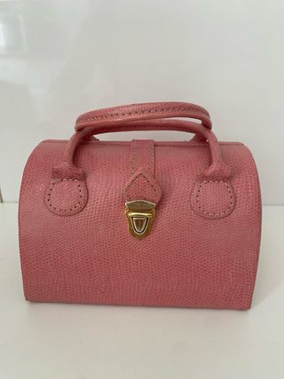 Joyero de viaje rosa