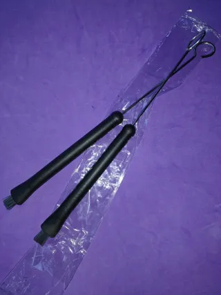 Set 2 Escobillas Limpieza Negras