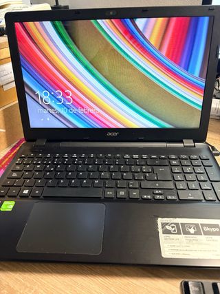Portátil Acer Aspire E15 Negro