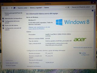 Portátil Acer Aspire E15 Negro