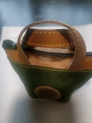 Monedero de piel con caballo