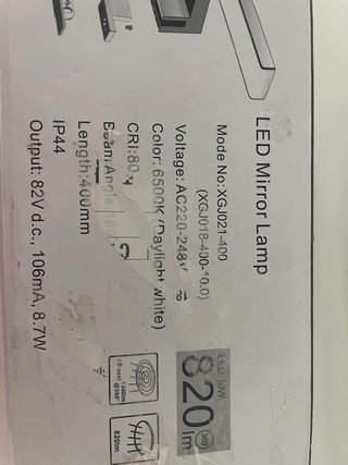 Lámpara de pared para cuadros