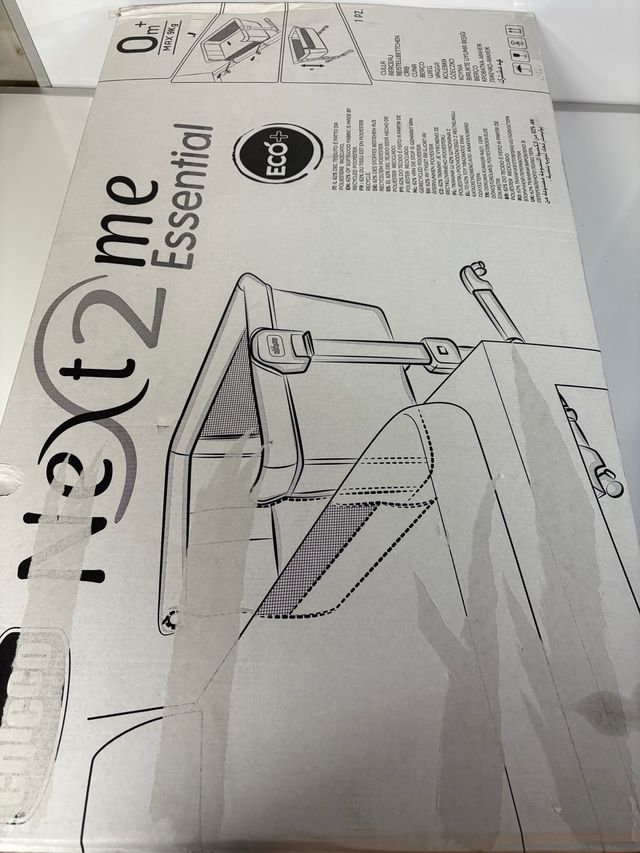 Cuna Colecho Chicco Next2Me Essential Gris