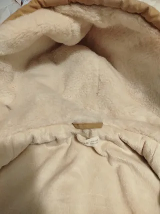 Gabardina forrada beige