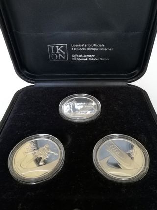Medaglie Argento 925 Torino 2006 Giochi Olimpici