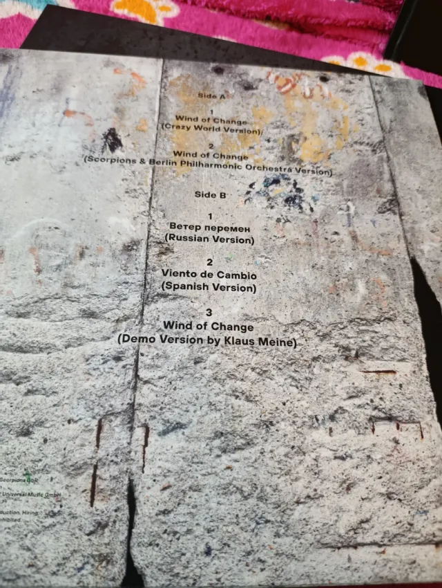 Scorpions Wind of Change Vinilo,box