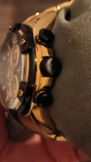 Reloj Lanscotte Dorado-Negro