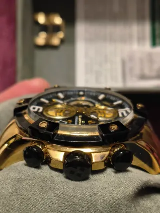 Reloj Lanscotte Dorado-Negro