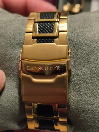 Reloj Lanscotte Dorado-Negro