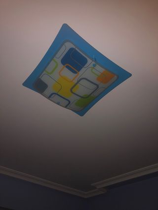 Lámpara de techo moderna cuadrada 40x40