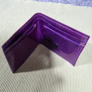 Cartera y monedero infantil de piel