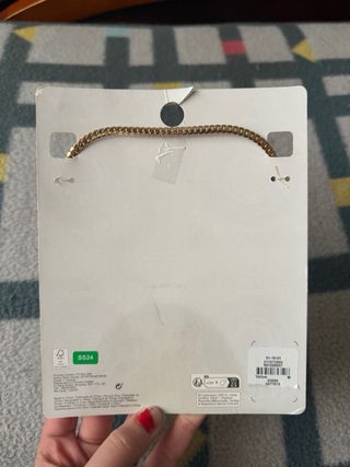 Collar inicial M dorado Primark