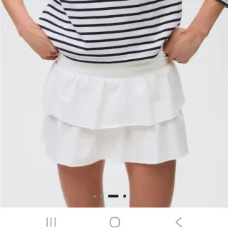 Falda pantalón Mango Teen blanca