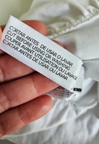 Falda pantalón Mango Teen blanca