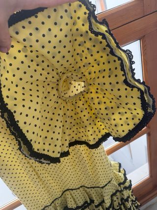 Traje Flamenca Gitana hecho a mano.