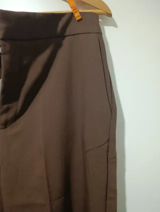 Pantalón de traje mujer marrón nuevo