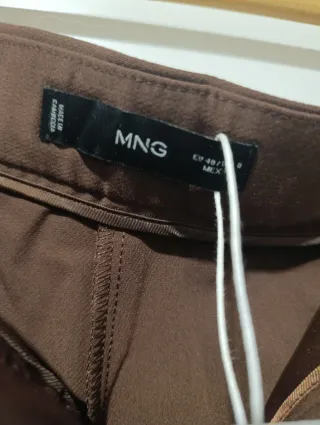 Pantalón de traje mujer marrón nuevo