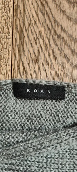 Scaldacollo grigio con brillantini ragazza KOAN