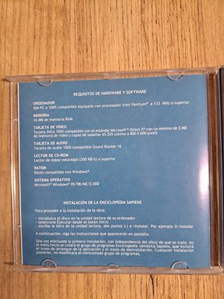 Gran Enciclopedia Sapiens en formato CD + 2 atlas