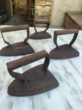 Lote 4 Planchas Hierro Antiguas