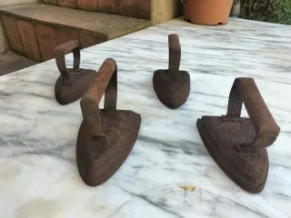 Lote 4 Planchas Hierro Antiguas