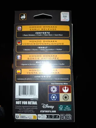 Star Wars Legion Hondo Ohnaka Sellado