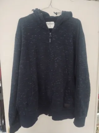 Sudadera Springfield Azul con Cremallera Talla XL