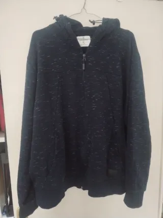 Sudadera Springfield Azul con Cremallera Talla XL