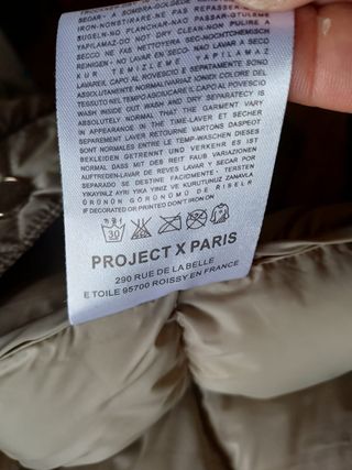 Cazadora Project X Paris acolchada beige Talla S