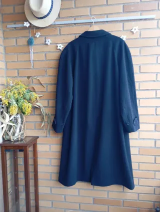 Abrigo Lana y Cashmere Burberrys Negro