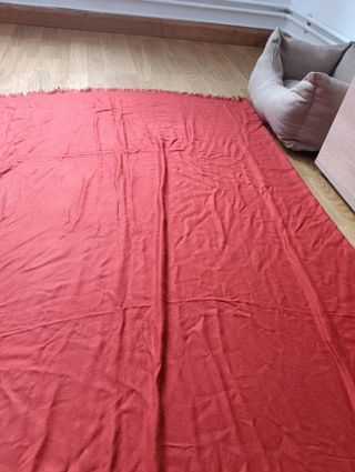 Fular rojo-anaranjado