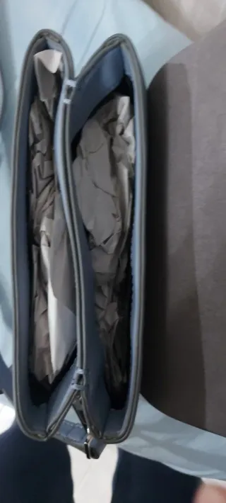 Borsa piccola celeste aviazione....nuova