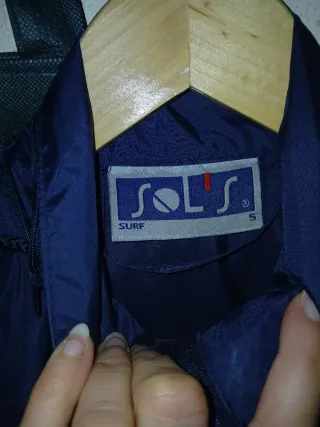 Cortavientos SOL'S SURF Azul Marino Impermeable