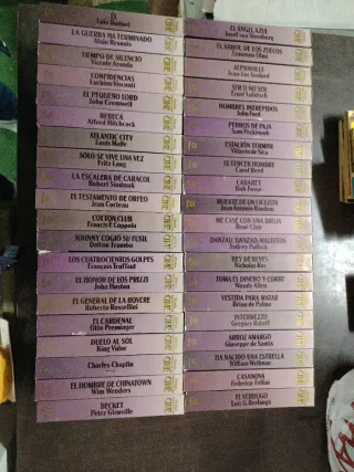 40 VHS Historia del Cine Clásico