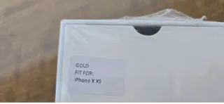 Funda iPhone X/XS Espejo Oro Nueva