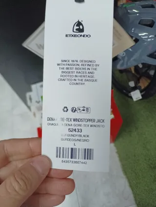 Chaqueta Etxeondo DENA L Burdeos