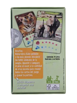 Juego Mesa Desafíos Naturaleza Baby Jungla