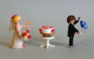 Playmobil Pareja Novios con Tarta