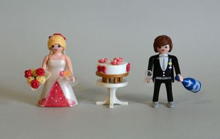 Playmobil Pareja Novios con Tarta