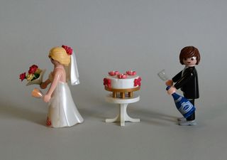 Playmobil Pareja Novios con Tarta