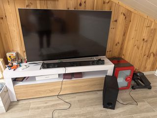 TV Samsung 55” y Barra de Sonido