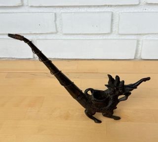 Figura Dragón Vintage Coleccionable Bronce