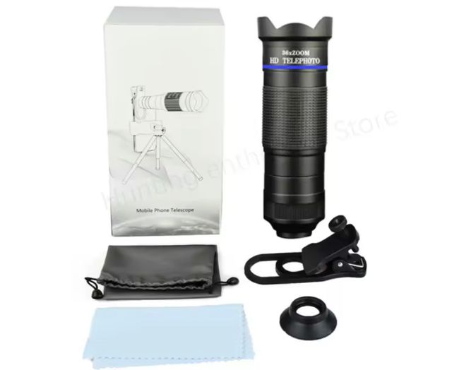 Lente Zoom 36x HD Telephoto para Celular