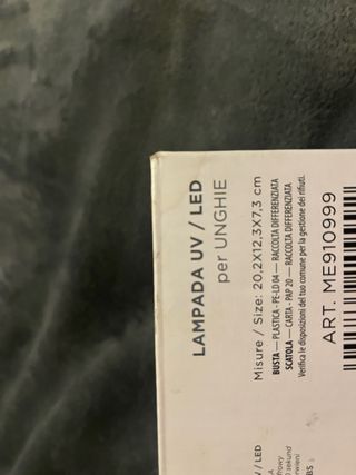 Lampada LED/UV Melissa Professional 12W