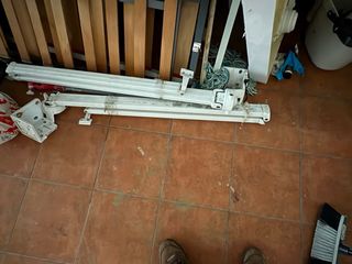 Pergola metal y plástico 4x3  color negro