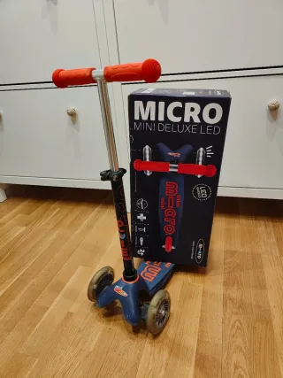 Patinete Mini Micro azul 3 ruedas