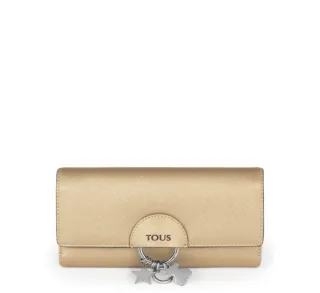 Billetera Mediana Tous Hold Oro