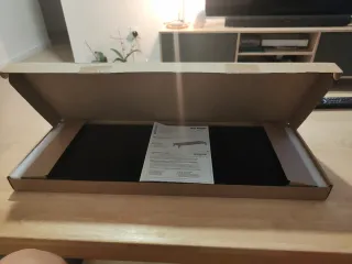 Soporte TV/Monitor Negro Cristal