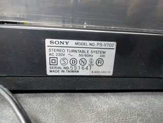 Giradischi Sony PS-4750 revisionato con ago nuovo