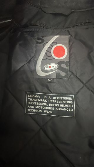 Chaqueta de moto SUOMY cuero con protecciones